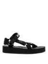 Palm Angels X Suicoke Depa Logo Printed Sandals In White