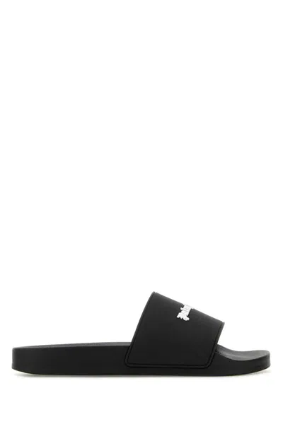 Palm Angels Sandals In Black