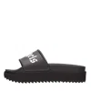 Palm Angels Sandals Black In Nero Neri E Grigi