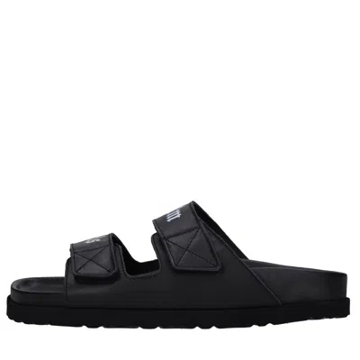 PALM ANGELS PALM ANGELS SANDALS BLACK