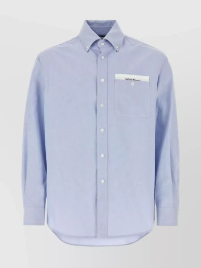 PALM ANGELS SARTORIAL COTTON OXFORD SHIRT WITH BACK YOKE