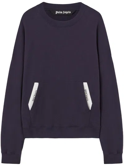 PALM ANGELS SARTORIAL TAPE CREW-NECK SWEATSHIRT