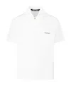 Palm Angels Cotton Polo Shirt In White