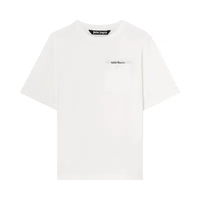 Pre-owned Palm Angels Sartorial Tape Pocket Tee 'white/off White' | Men's Size Xl