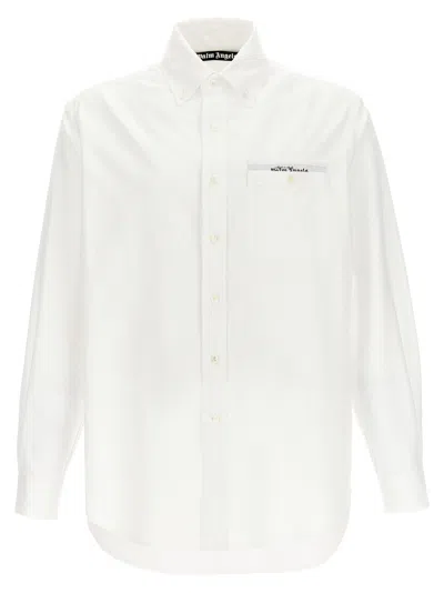 Palm Angels Sartorial Tape Shirt In White