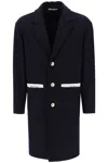 PALM ANGELS SARTORIAL TAPE WOOL CASHMERE COAT