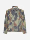 Palm Angels Man Denim Outerwear Grey Size M Cotton