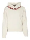 Palm Angels Seasonal Logo Hoodie In White