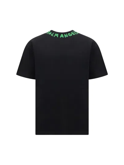 Palm Angels Seasonal Logo T-shirt In Black