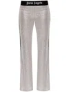 Palm Angels Sequin-embellished Trousers In Silver