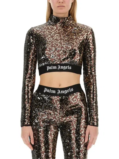 Palm Angels Sequined Top