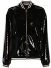 Palm Angels Sequinned Bomber Jacket In Black