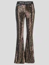 PALM ANGELS PALM ANGELS SEQUINS FLARE TROUSERS