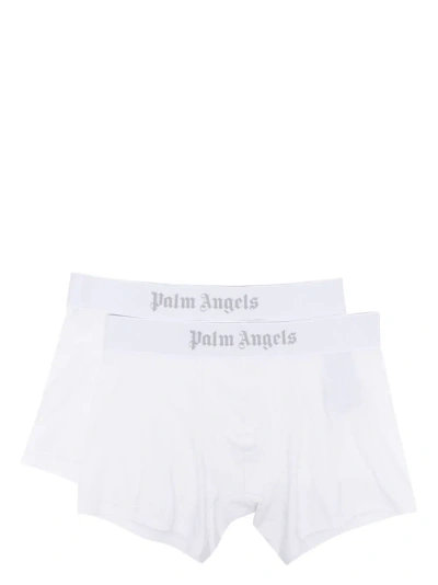 Palm Angels Set Di 2 Boxer  In White