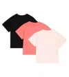 Palm Angels Set Of 3 Cotton Jersey T-shirts In Pink White