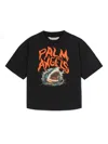 Palm Angels Shark Graphic-print T-shirt In Black