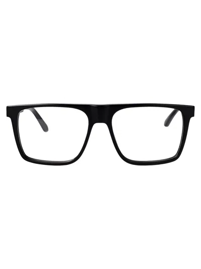 Palm Angels Shiny Black Acetate Glasses