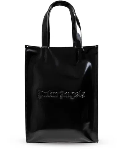 PALM ANGELS PALM ANGELS SHINY CLASSIC LOGO TOTE BAG