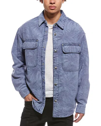 Palm Angels Shirt In Blue