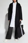 Palm Angels Shirt Dress In White