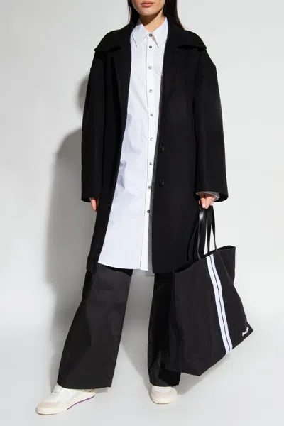 Palm Angels Shirt Dress In White