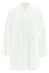 PALM ANGELS SHIRT DRESS WITH BELL SLEEVES