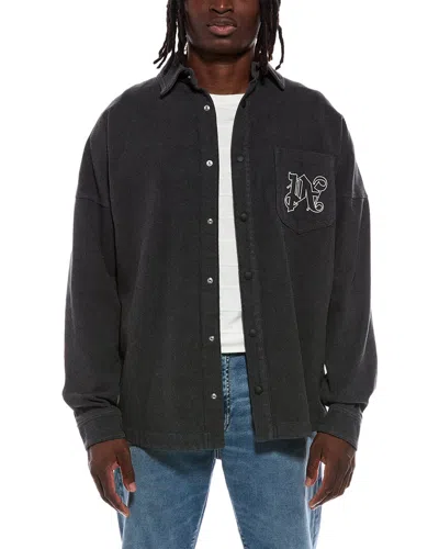 Palm Angels Shirt Jacket In Black