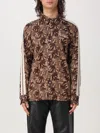 Palm Angels Palms Camo Track Shirt In Dark