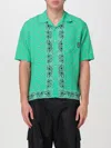 Palm Angels Shirt  Men Color Green In 绿色