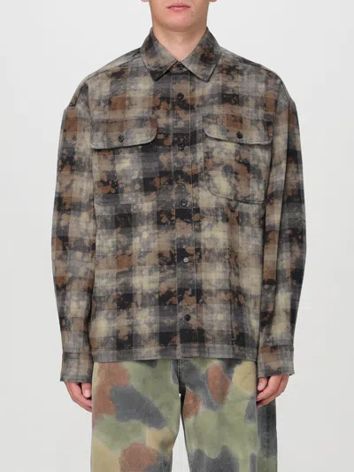 PALM ANGELS SHIRT PALM ANGELS MEN COLOR GREY,418500020