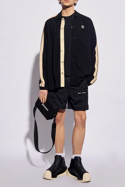 Palm Angels Shirt With Logo In Black
