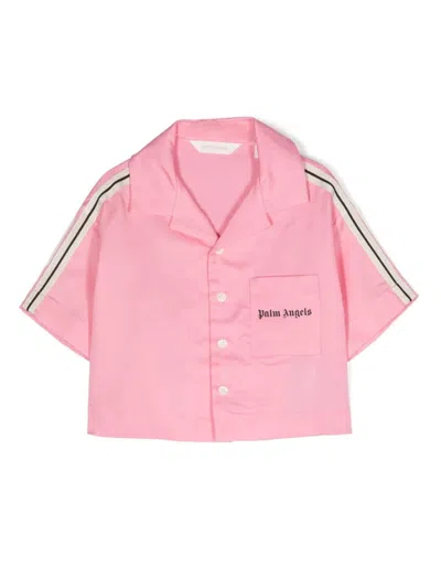 Palm Angels Kids'  Shirts Pink