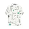 Palm Angels Graphic-print Shirt In White