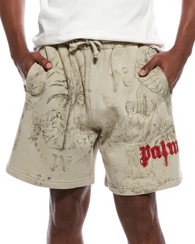 Palm Angels Short In Brown