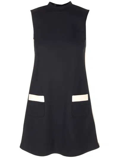 PALM ANGELS SHORT DRESS WITH POCKETS
