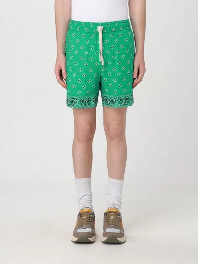 PALM ANGELS SHORTS PALM ANGELS MEN COLOR GREEN,F34435012