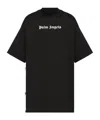 Palm Angels Classic Logo Cotton T-shirt In Black