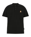 Palm Angels Bear In Mind Polo Shirt In Black