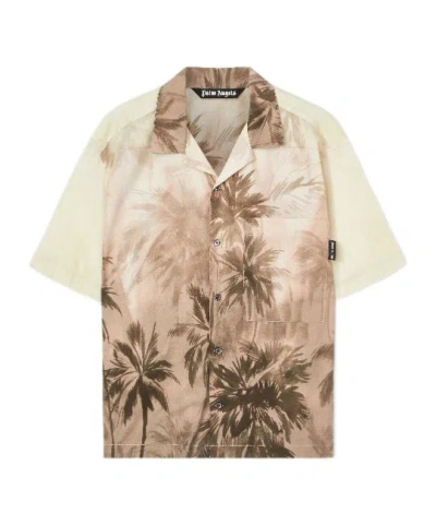 PALM ANGELS PALM ANGELS SUNSET PALMS BOWLING SHIRT