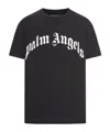 Palm Angels Relaxed-fit T-shirt With Bold Graphic Print In Black