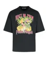 Palm Angels Rest And Relax Graphic Cotton T-shirt In Black