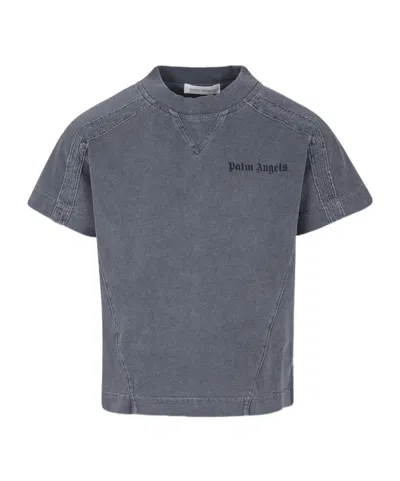 Palm Angels Short-sleeved T-shirt In Gray