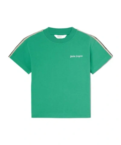 Palm Angels Short-sleeved T-shirt In Green