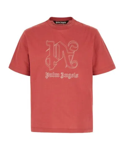 PALM ANGELS COTTON OVERSIZE T-SHIRT