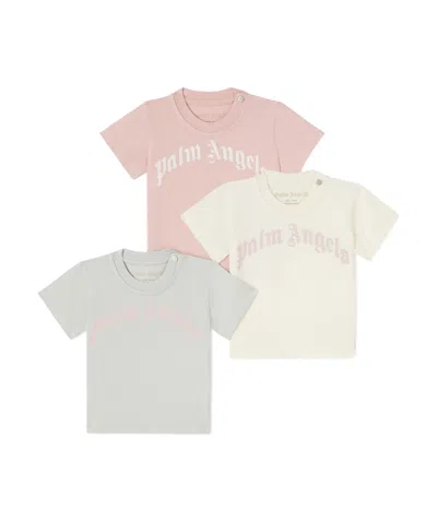 Palm Angels Short-sleeved T-shirt In White