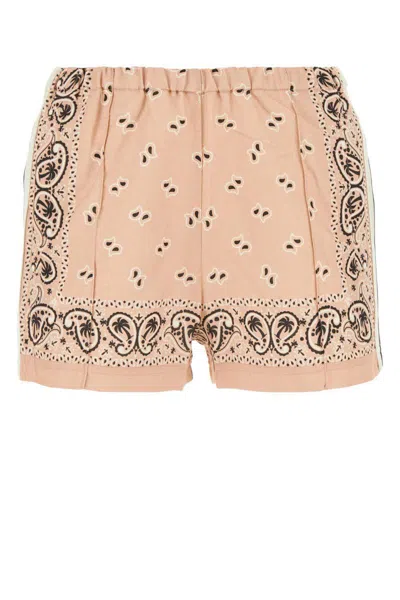 Palm Angels Shorts In Pink