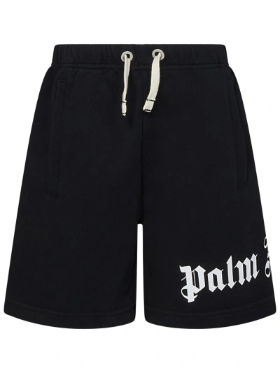 Palm Angels Kids' Shorts In Black