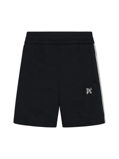 Palm Angels Shorts In Black Butter