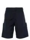 Palm Angels Logo Swimshorts Featuring Pockets In Blue