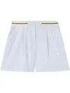 Palm Angels Palms Boxer Shorts In Blu